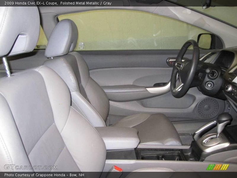 Polished Metal Metallic / Gray 2009 Honda Civic EX-L Coupe