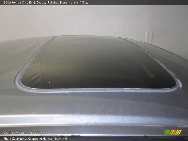 Polished Metal Metallic / Gray 2009 Honda Civic EX-L Coupe