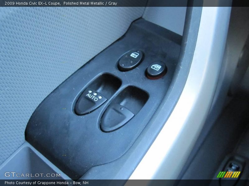 Polished Metal Metallic / Gray 2009 Honda Civic EX-L Coupe