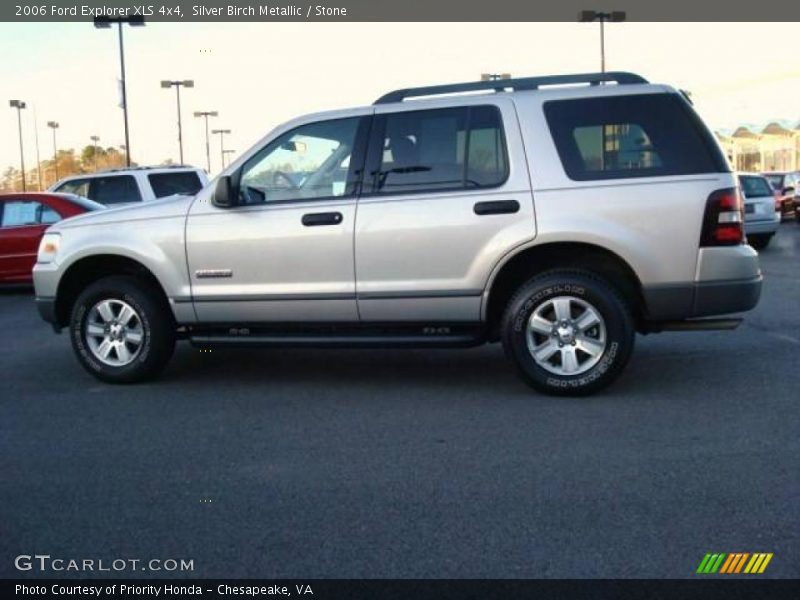 Silver Birch Metallic / Stone 2006 Ford Explorer XLS 4x4