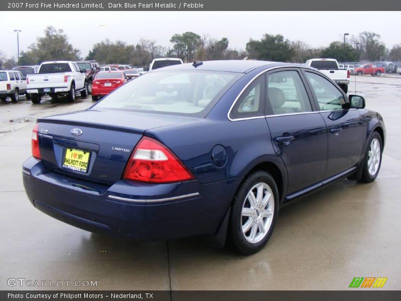 Dark Blue Pearl Metallic / Pebble 2007 Ford Five Hundred Limited