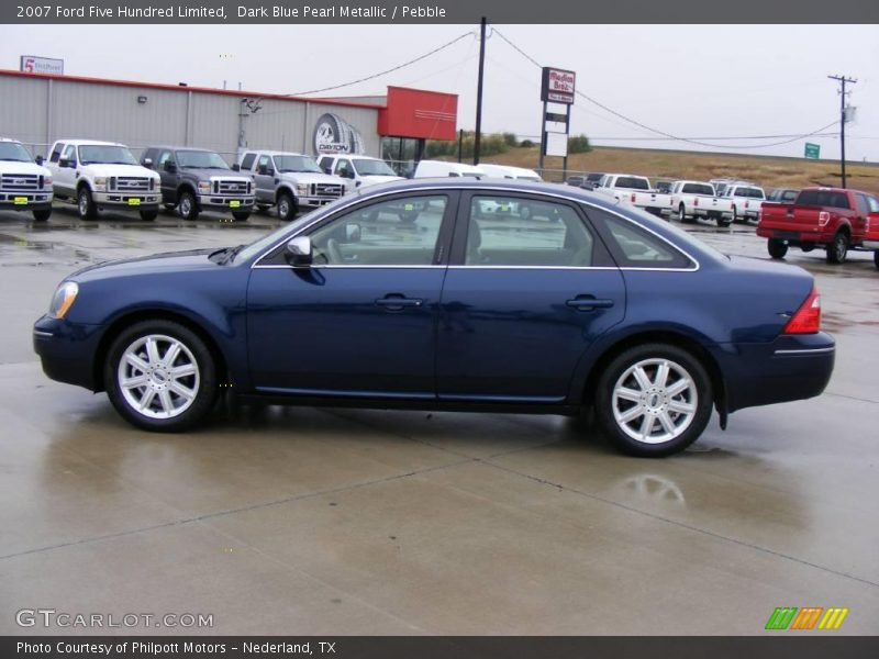 Dark Blue Pearl Metallic / Pebble 2007 Ford Five Hundred Limited