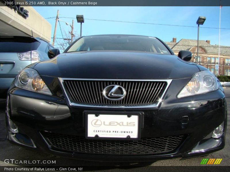 Black Onyx / Cashmere Beige 2006 Lexus IS 250 AWD