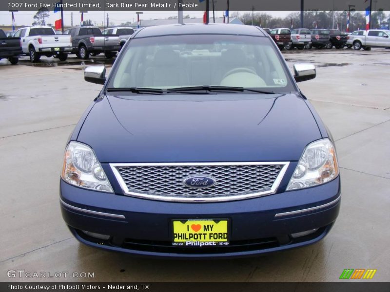 Dark Blue Pearl Metallic / Pebble 2007 Ford Five Hundred Limited