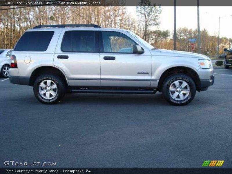 Silver Birch Metallic / Stone 2006 Ford Explorer XLS 4x4