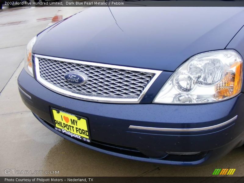 Dark Blue Pearl Metallic / Pebble 2007 Ford Five Hundred Limited