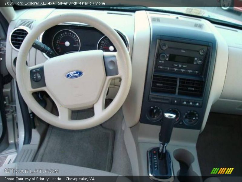 Silver Birch Metallic / Stone 2006 Ford Explorer XLS 4x4