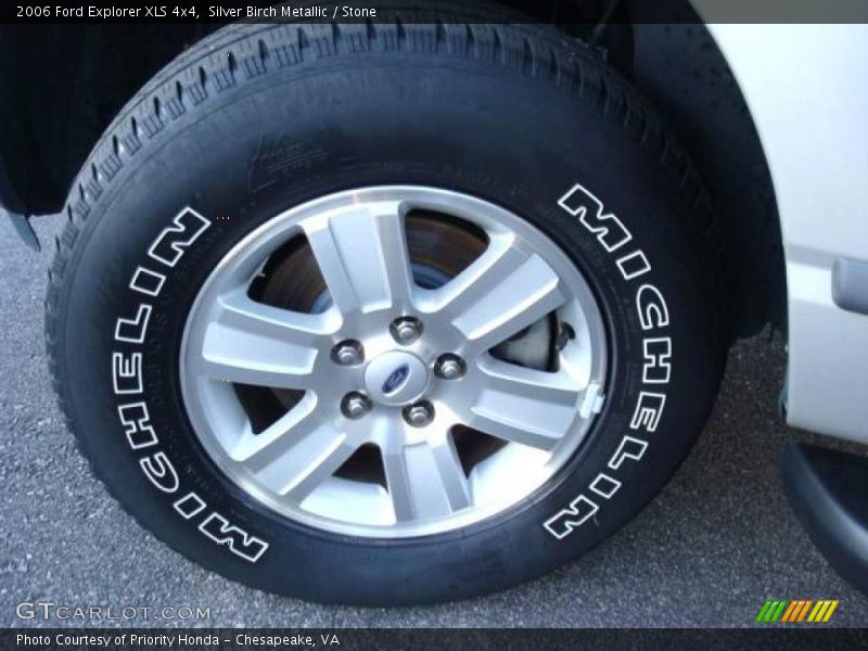 Silver Birch Metallic / Stone 2006 Ford Explorer XLS 4x4
