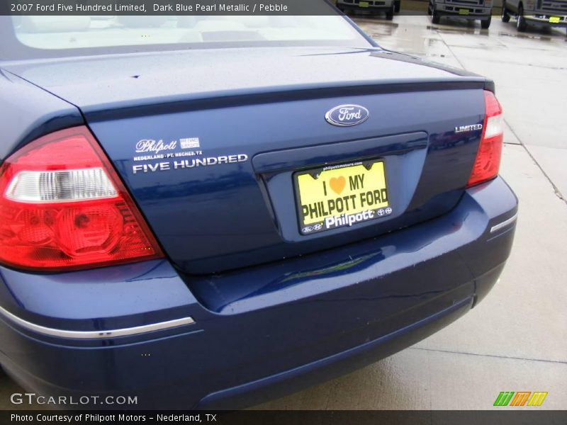 Dark Blue Pearl Metallic / Pebble 2007 Ford Five Hundred Limited