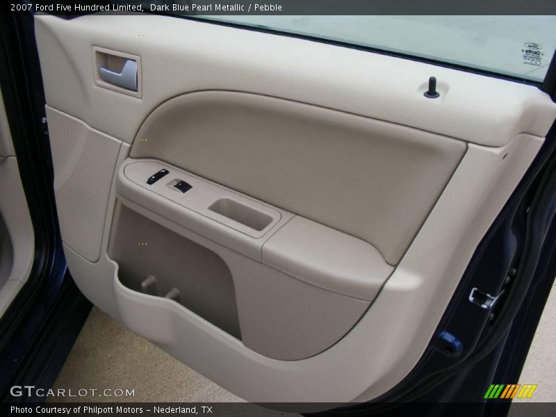 Dark Blue Pearl Metallic / Pebble 2007 Ford Five Hundred Limited