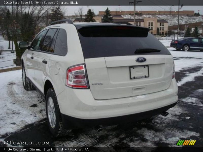 White Suede / Charcoal Black 2010 Ford Edge SE