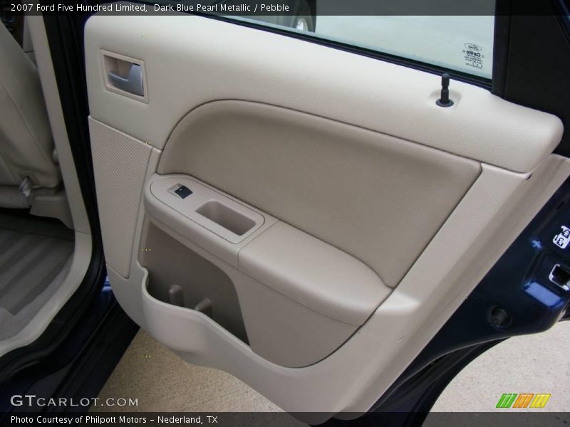 Dark Blue Pearl Metallic / Pebble 2007 Ford Five Hundred Limited