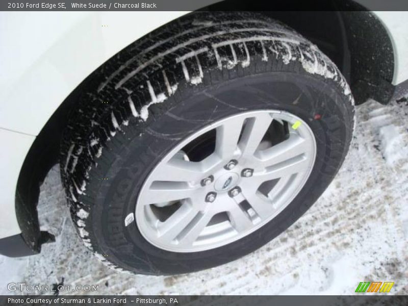 White Suede / Charcoal Black 2010 Ford Edge SE