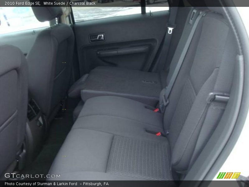 White Suede / Charcoal Black 2010 Ford Edge SE