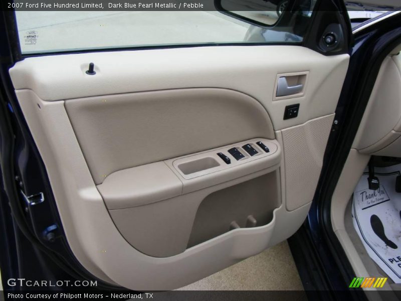 Dark Blue Pearl Metallic / Pebble 2007 Ford Five Hundred Limited