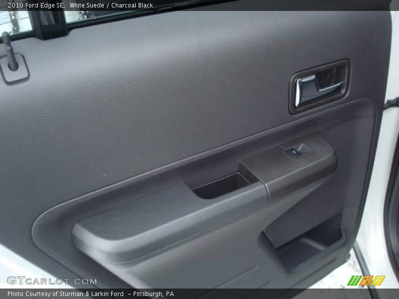 White Suede / Charcoal Black 2010 Ford Edge SE