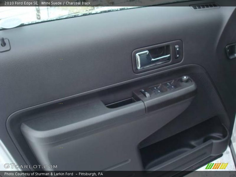White Suede / Charcoal Black 2010 Ford Edge SE