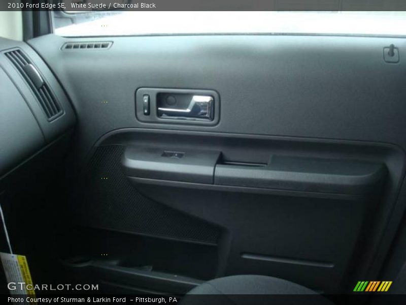 White Suede / Charcoal Black 2010 Ford Edge SE