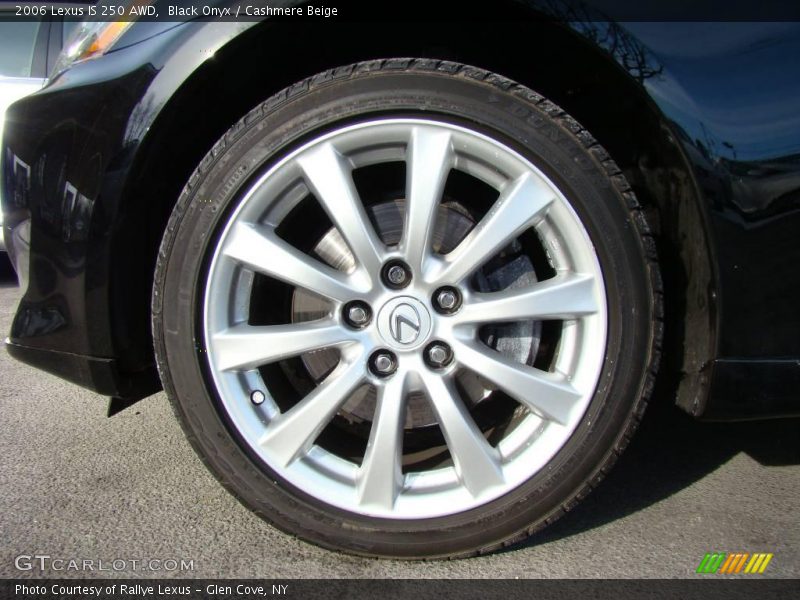 Black Onyx / Cashmere Beige 2006 Lexus IS 250 AWD
