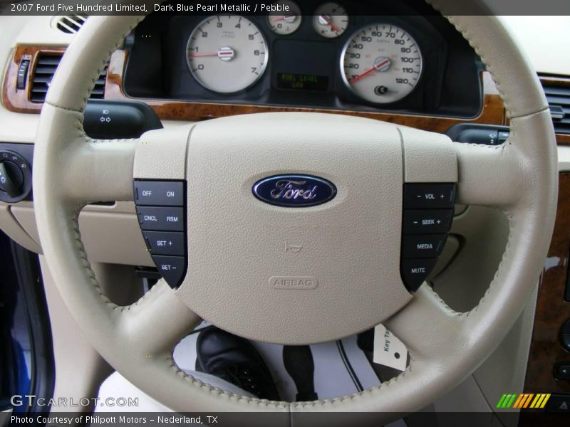Dark Blue Pearl Metallic / Pebble 2007 Ford Five Hundred Limited