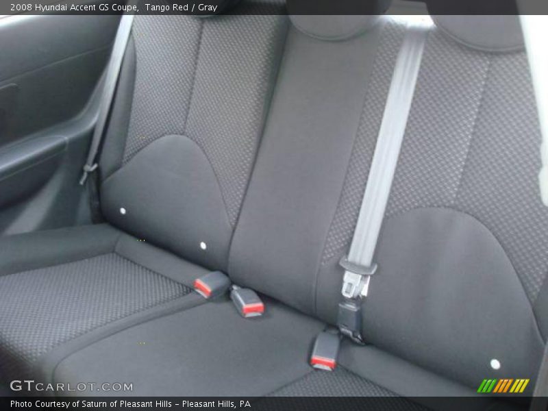 Tango Red / Gray 2008 Hyundai Accent GS Coupe