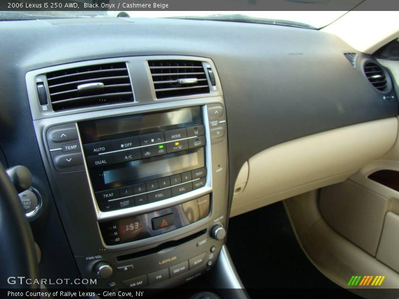 Black Onyx / Cashmere Beige 2006 Lexus IS 250 AWD