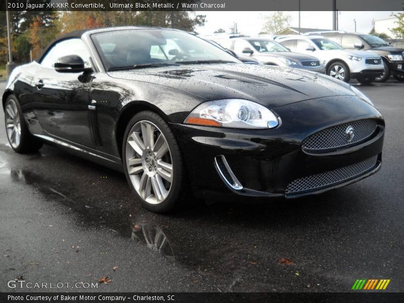 Ultimate Black Metallic / Warm Charcoal 2010 Jaguar XK XKR Convertible