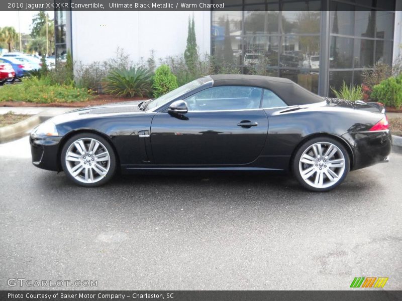 Ultimate Black Metallic / Warm Charcoal 2010 Jaguar XK XKR Convertible