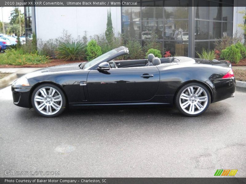 Ultimate Black Metallic / Warm Charcoal 2010 Jaguar XK XKR Convertible
