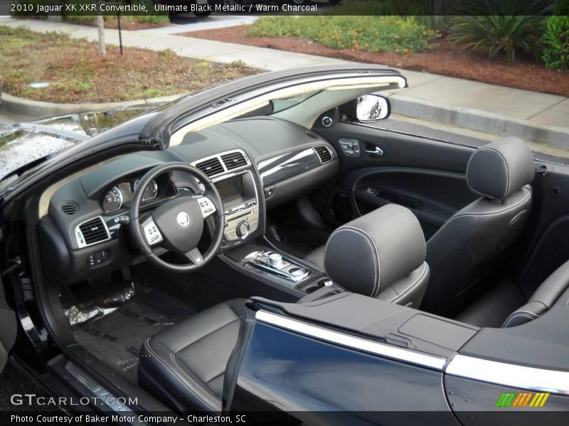 Ultimate Black Metallic / Warm Charcoal 2010 Jaguar XK XKR Convertible