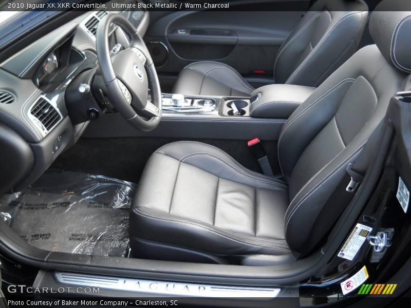 Ultimate Black Metallic / Warm Charcoal 2010 Jaguar XK XKR Convertible