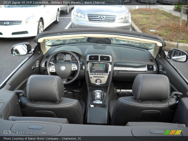 Ultimate Black Metallic / Warm Charcoal 2010 Jaguar XK XKR Convertible