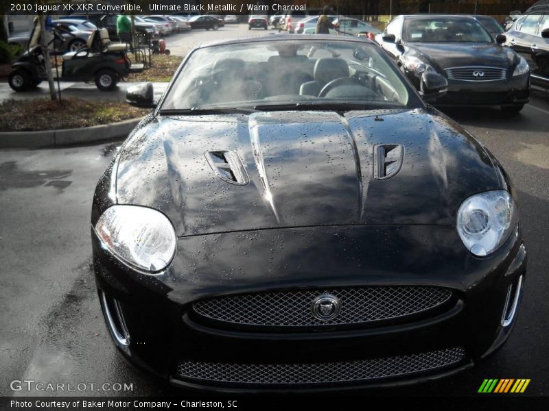 Ultimate Black Metallic / Warm Charcoal 2010 Jaguar XK XKR Convertible
