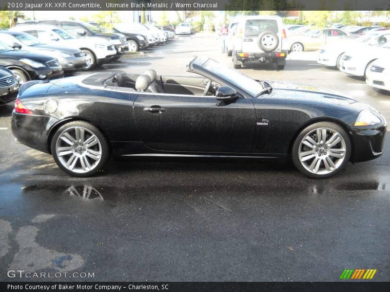 Ultimate Black Metallic / Warm Charcoal 2010 Jaguar XK XKR Convertible