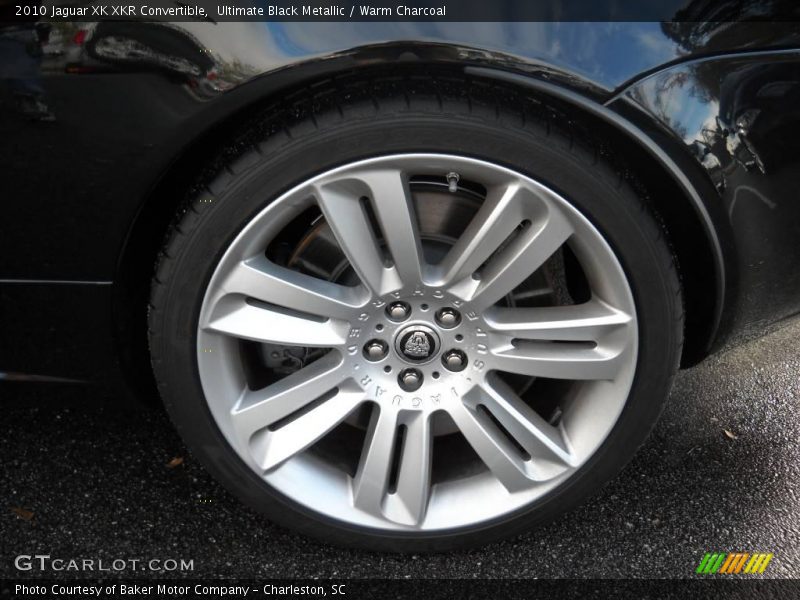 Ultimate Black Metallic / Warm Charcoal 2010 Jaguar XK XKR Convertible