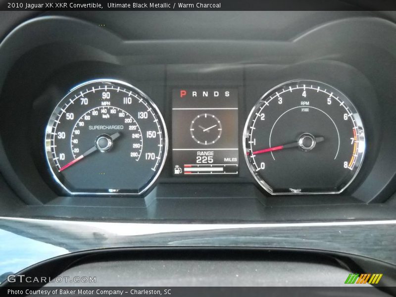 Ultimate Black Metallic / Warm Charcoal 2010 Jaguar XK XKR Convertible