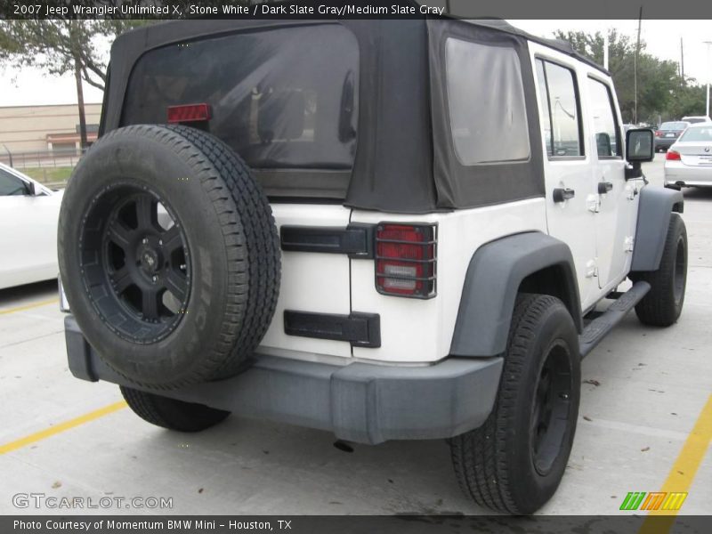 Stone White / Dark Slate Gray/Medium Slate Gray 2007 Jeep Wrangler Unlimited X
