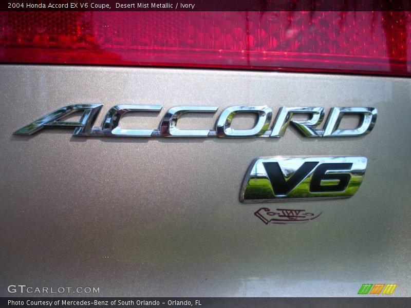 Desert Mist Metallic / Ivory 2004 Honda Accord EX V6 Coupe