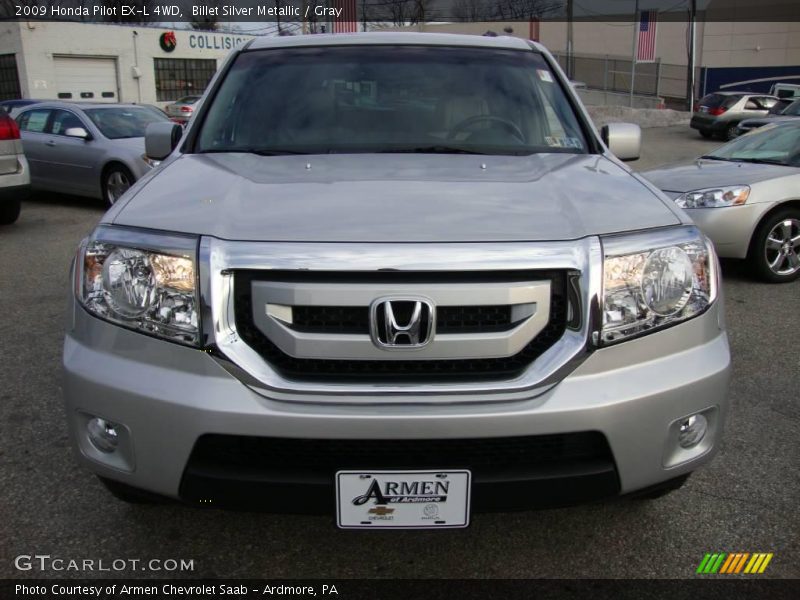 Billet Silver Metallic / Gray 2009 Honda Pilot EX-L 4WD