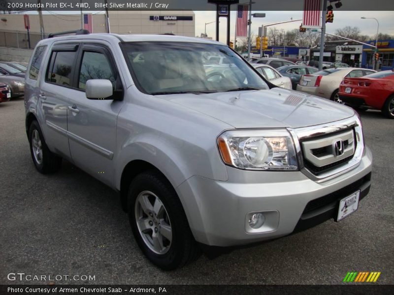 Billet Silver Metallic / Gray 2009 Honda Pilot EX-L 4WD