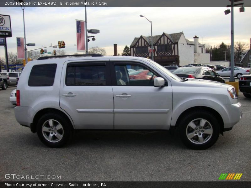 Billet Silver Metallic / Gray 2009 Honda Pilot EX-L 4WD