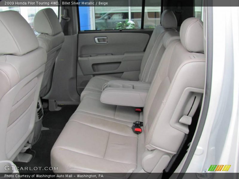 Billet Silver Metallic / Beige 2009 Honda Pilot Touring 4WD