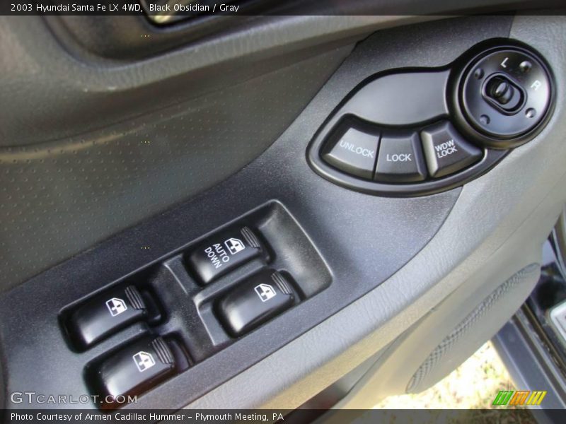 Black Obsidian / Gray 2003 Hyundai Santa Fe LX 4WD