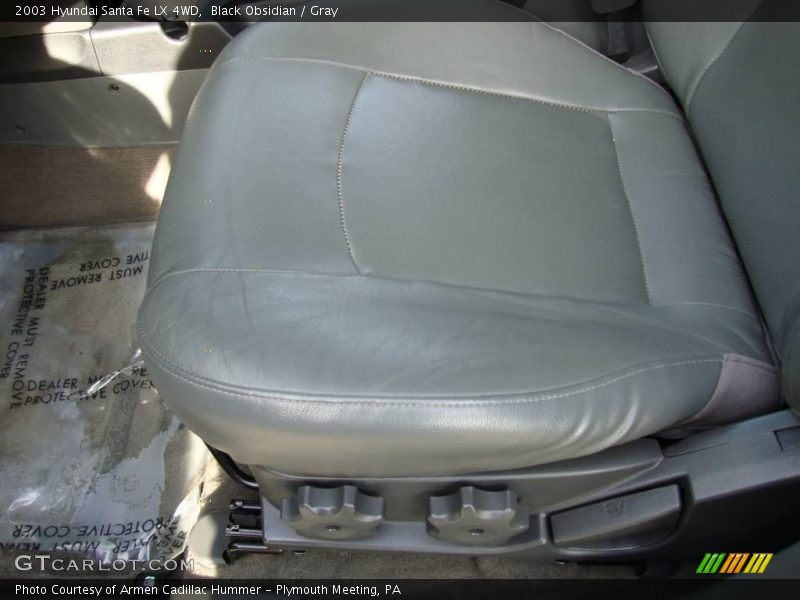 Black Obsidian / Gray 2003 Hyundai Santa Fe LX 4WD