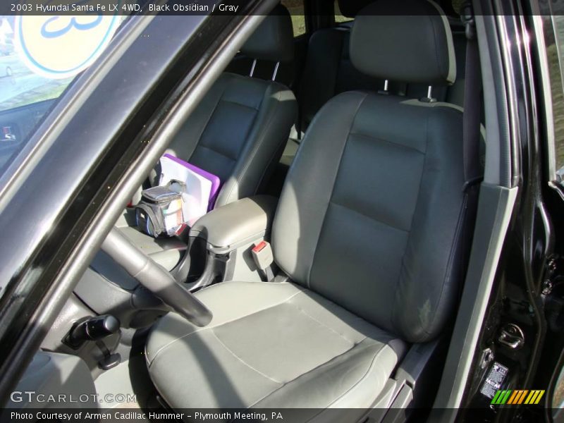 Black Obsidian / Gray 2003 Hyundai Santa Fe LX 4WD
