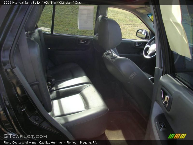 Black Obsidian / Gray 2003 Hyundai Santa Fe LX 4WD