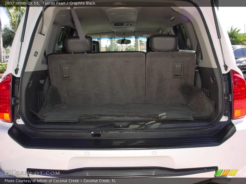 Tuscan Pearl / Graphite Black 2007 Infiniti QX 56