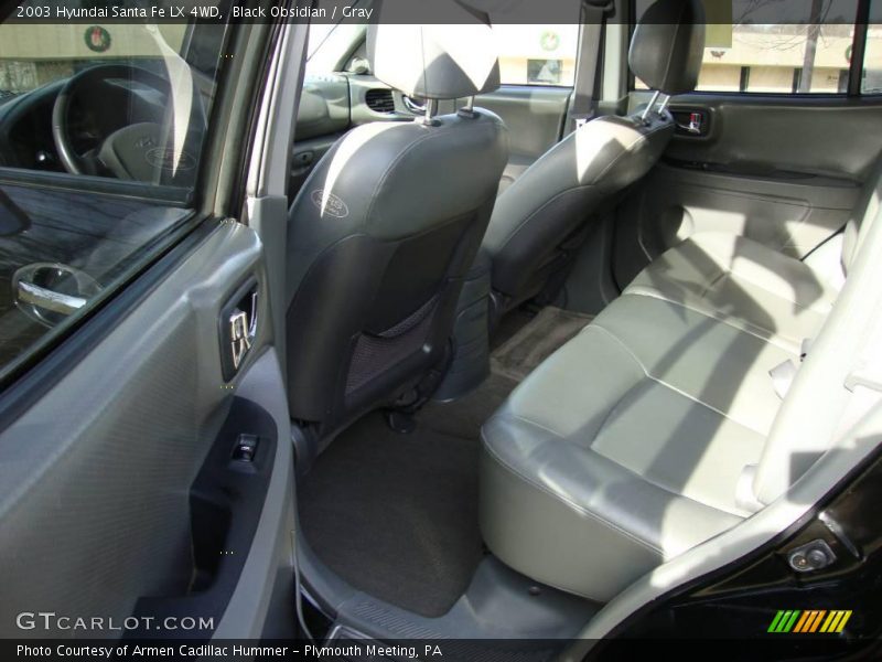 Black Obsidian / Gray 2003 Hyundai Santa Fe LX 4WD