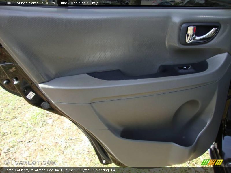 Black Obsidian / Gray 2003 Hyundai Santa Fe LX 4WD