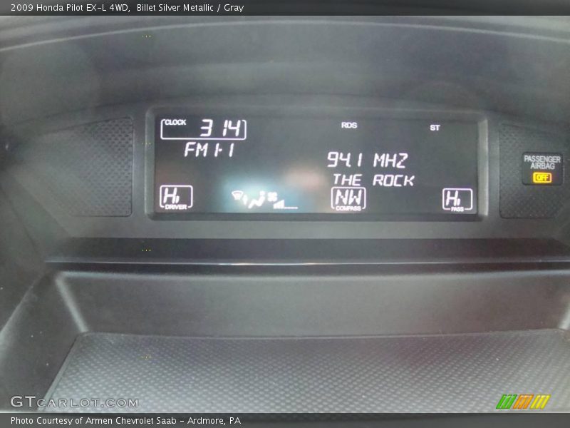 Billet Silver Metallic / Gray 2009 Honda Pilot EX-L 4WD